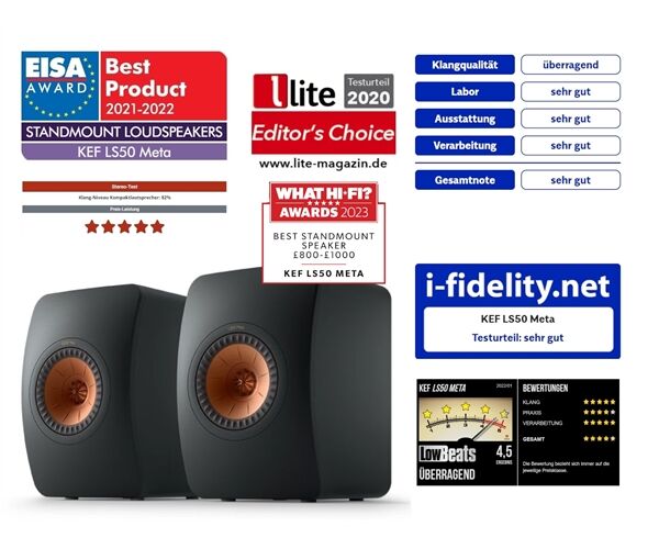KEF LS50 Meta -Auspackware-