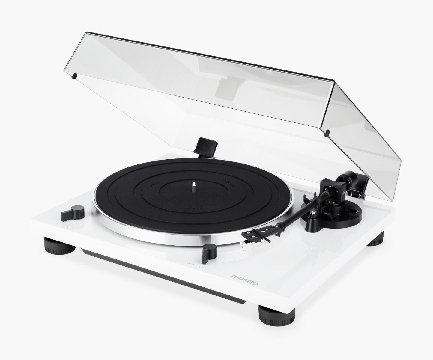 Thorens Plattenspieler TD 201 (weiss hochglanz)