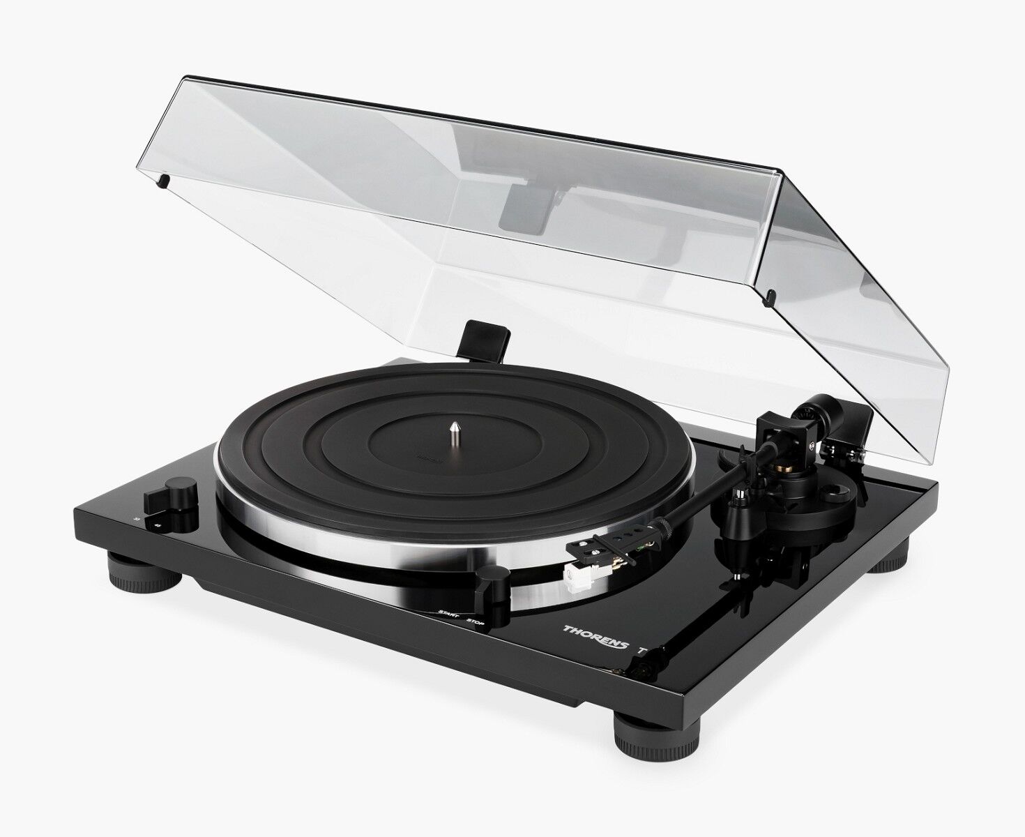 Thorens Plattenspieler TD 201 (schwarz hochglanz)