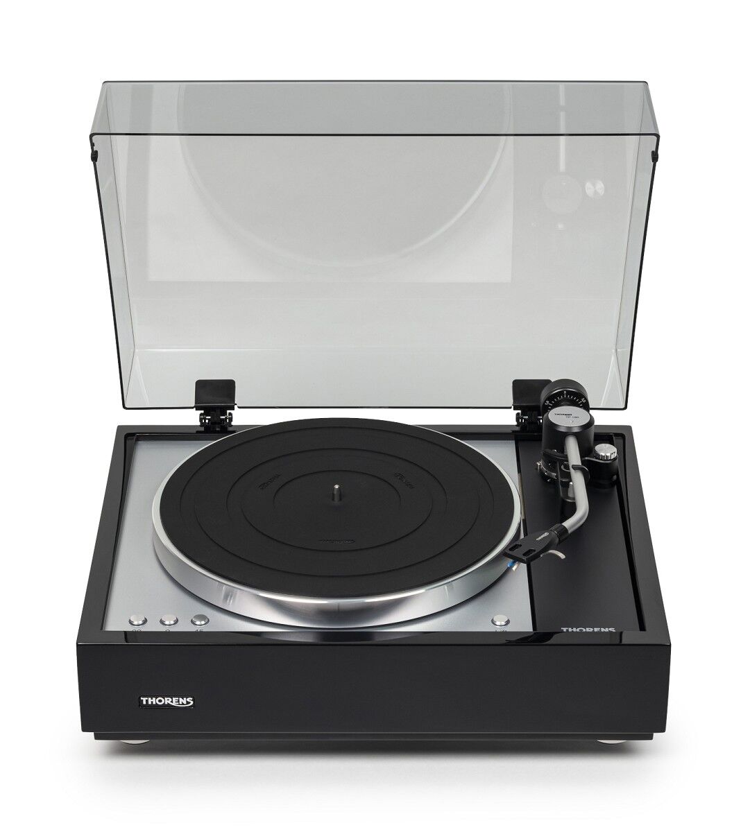 Thorens Plattenspieler TD 1601 mit TP 160 (schwarz hochglanz)