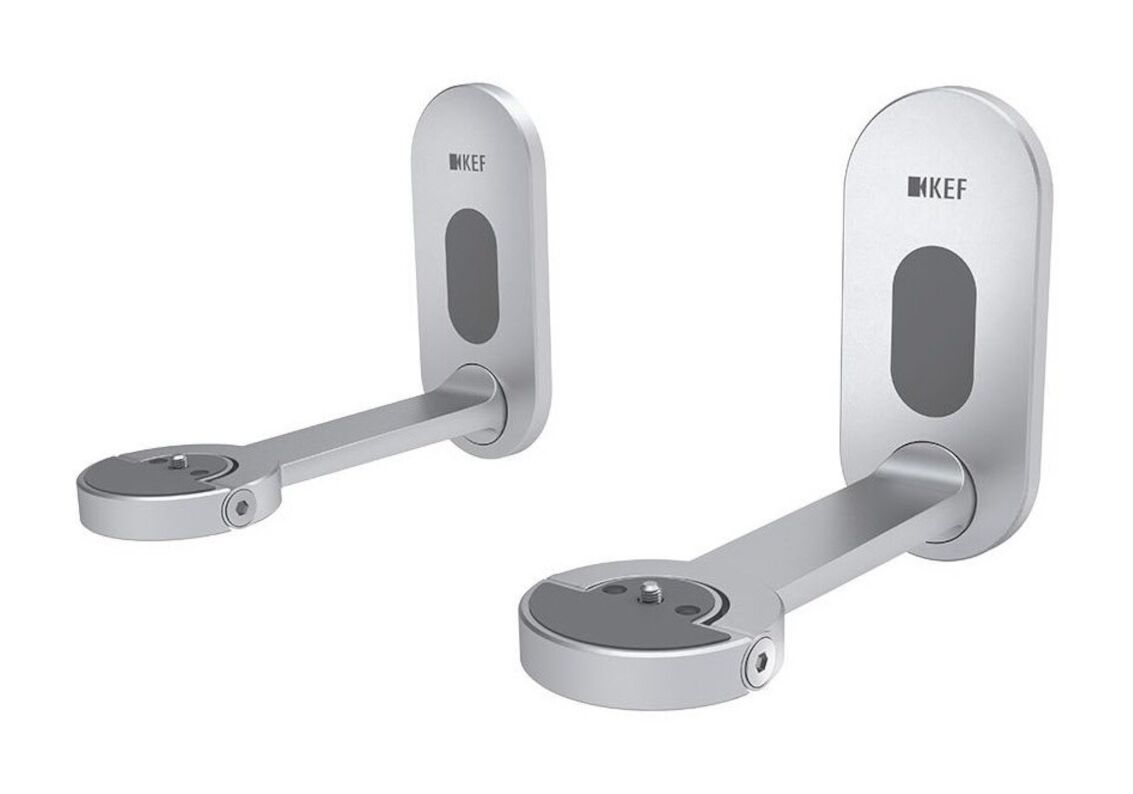 KEF Lautsprecher Zubehör B1 Wandhalterung (silber)