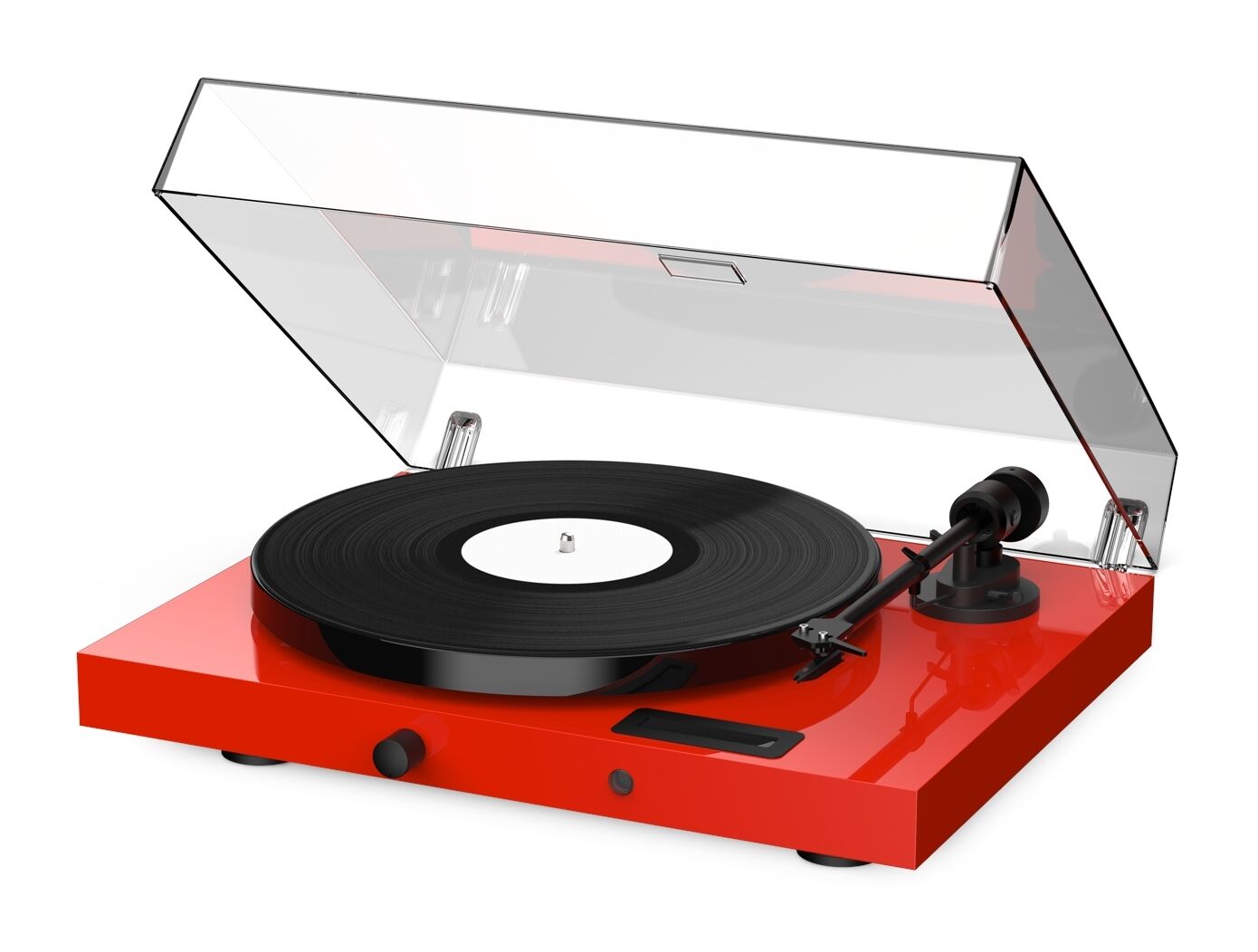 Pro-Ject Plattenspieler Juke Box E1 (Ortofon OM 5E) (rot)