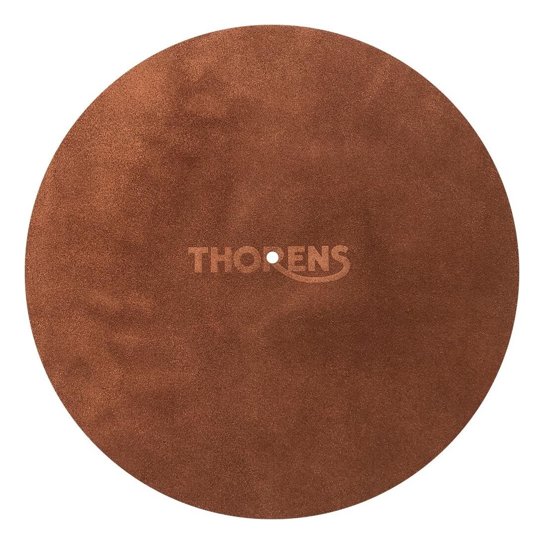 Thorens Plattenspieler Zubehör Plattentellerauflage Ledermatte (braun)