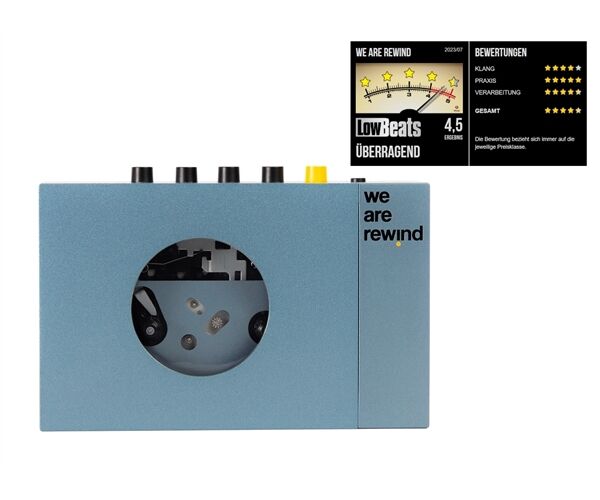 We Are Rewind Kassettenspieler KURT (inkl. Leerkassette)