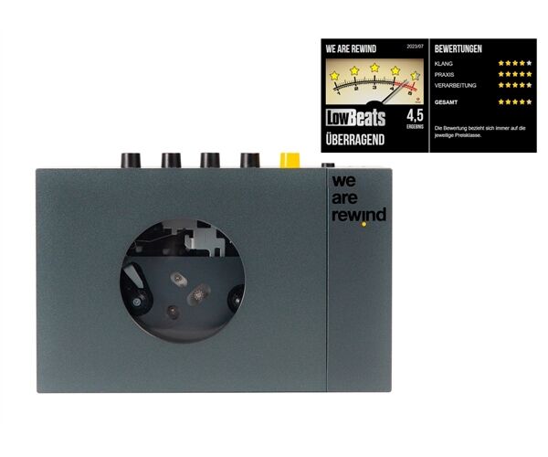 We Are Rewind Kassettenspieler KEITH (inkl. Leerkassette)