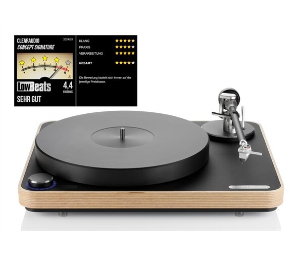 Clearaudio concept Sig. + concept Tonarm + concept mc Sig.
