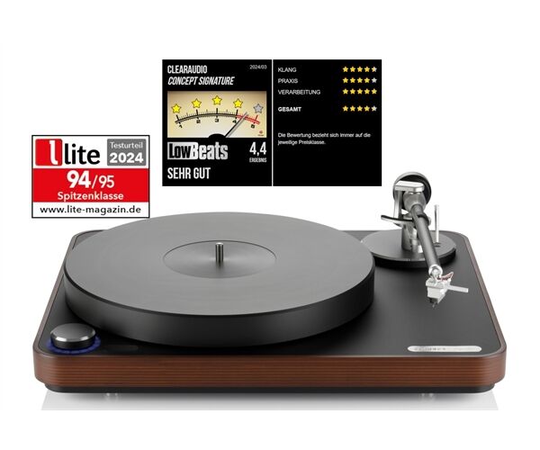Clearaudio concept Sig. + concept Tonarm + concept mc Sig.