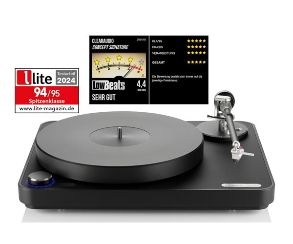 Clearaudio concept Sig. + concept Tonarm + concept mc Sig.