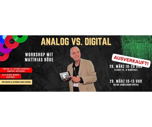 Hifi-Schluderbacher Workshop mit Matthias Böde 28.03.25 *AUSVERKAUFT*