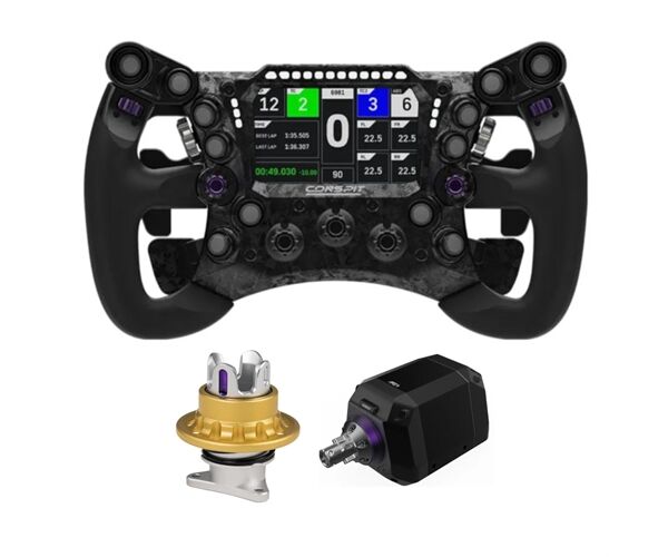 Conspit Ares 10NM Wheel Base + 290GP Formula wheel+ QR