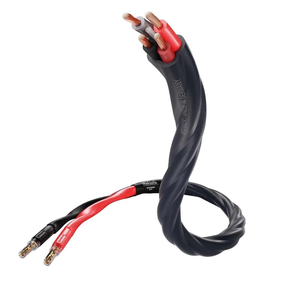 Inakustik Lautsprecherkabel S25 Speaker 425 Banana SW
