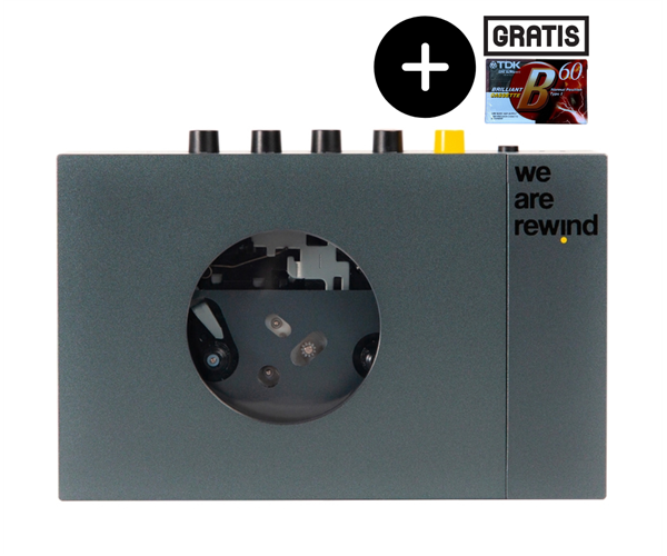 We Are Rewind Kassettenspieler KEITH (inkl. Leerkassette)