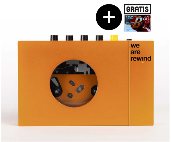 We Are Rewind Kassettenspieler SERGE (inkl. Leerkassette)