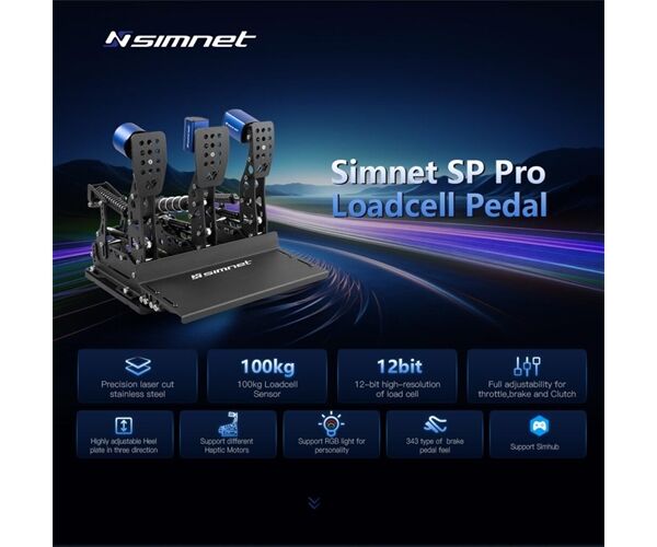 Simnet SP Pro Pedal - 2er Set