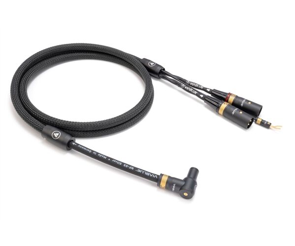 ViaBlue NF-S5 T8 5-PIN DIN SME 90 UP/XLR schwarz