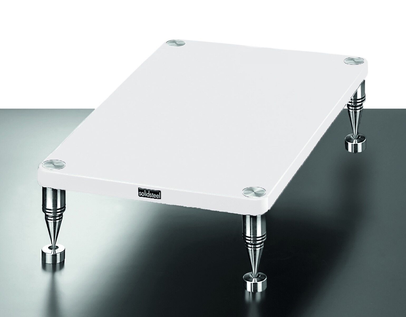 Solidsteel Hifi-Racks HF-A (weiss hochglanz)