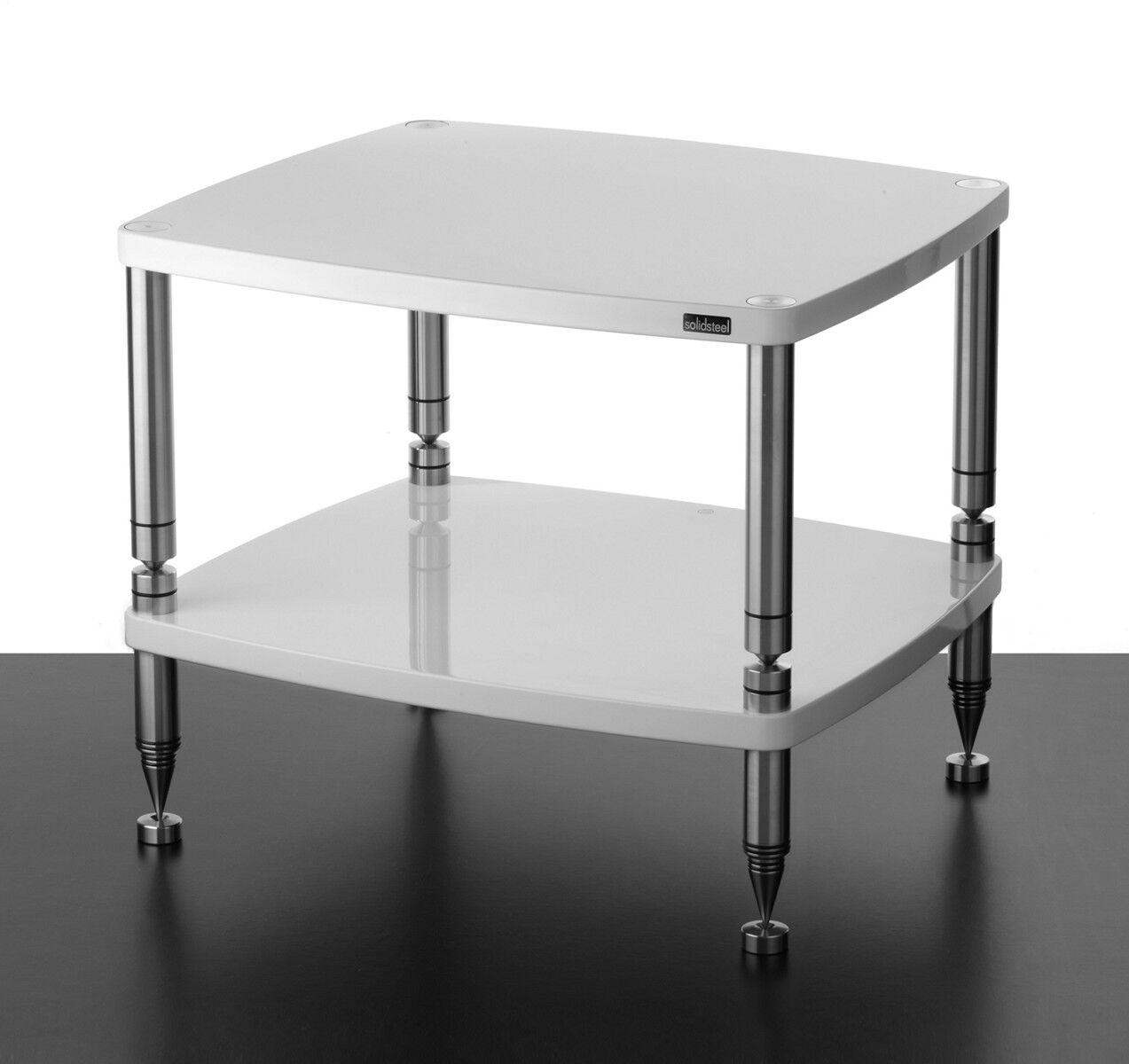Solidsteel Hifi-Racks HF-2 (weiss hochglanz)
