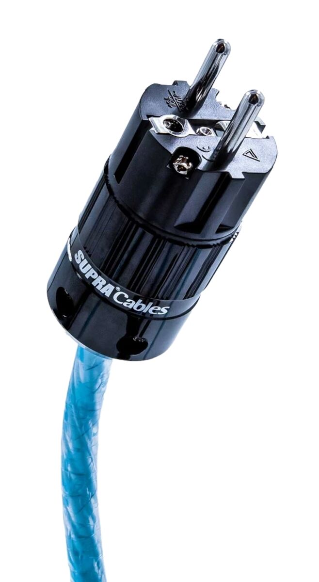 Supra Netzkabel LoRad 2.5 Excalibur CS-EU Silberblau