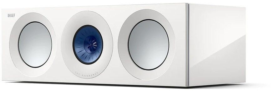 KEF Centerlautsprecher Reference 4 Meta (weiss hochglanz / blau)