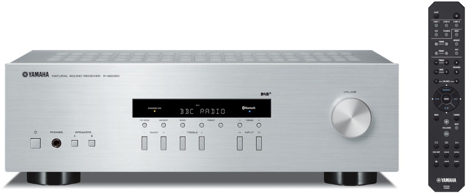 Yamaha Receiver R-S202 D (silber)