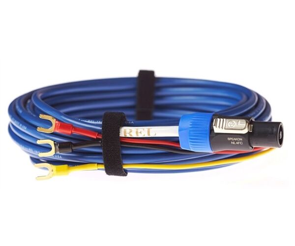 REL Bassline Blue Subwoofer Kabel