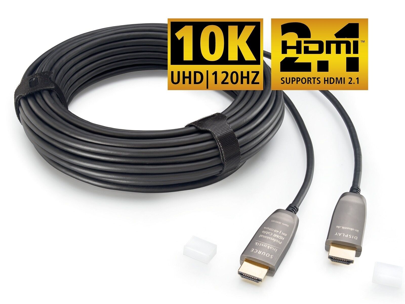 Inakustik HDMI-Kabel Profi HDMI 2.1 LWL Kabel 48 Gbps 10K