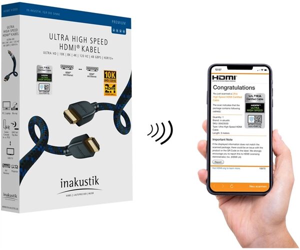 Inakustik Premium Ultra High Speed HDMI Kabel
