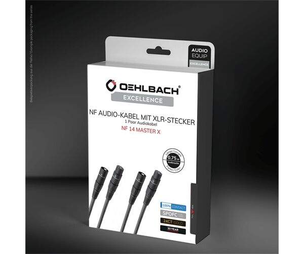 Oehlbach NF 14 Master X XLR-Audiokabel 2x2,5m