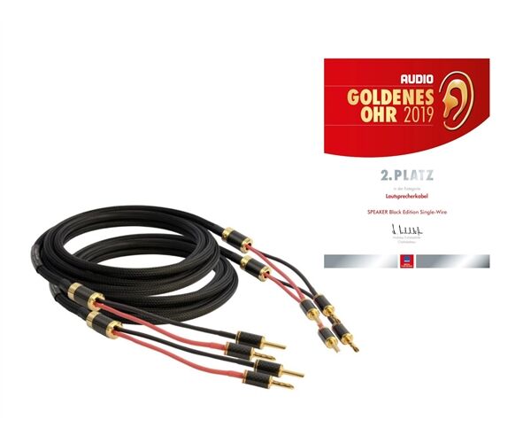 Goldkabel Speaker Black Edition Single-Wire