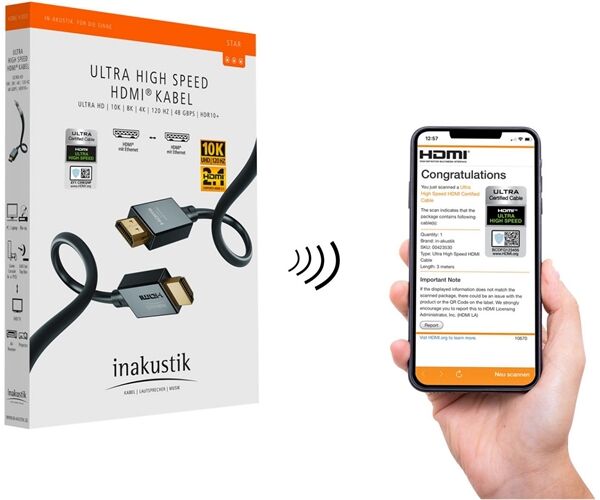 Inakustik Star Ultra High Speed HDMI Kabel
